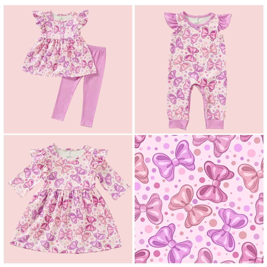 Bowtastic Girls Pink Dress