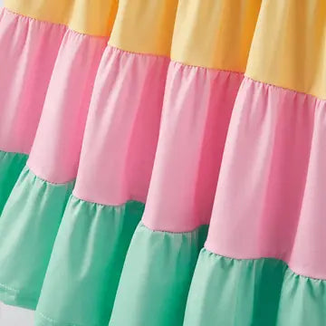 Girl's Summer Dress Multi Color