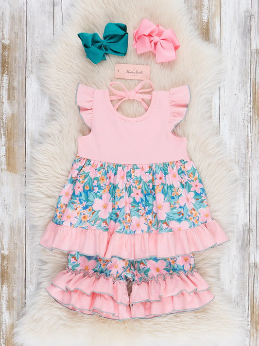 Daffodil Garden Tiered Ruffle Outfit