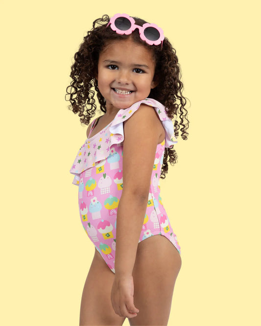 Cute as a Cupcake Swim 1 piece